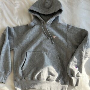 Champion Men's Grey Hoodie